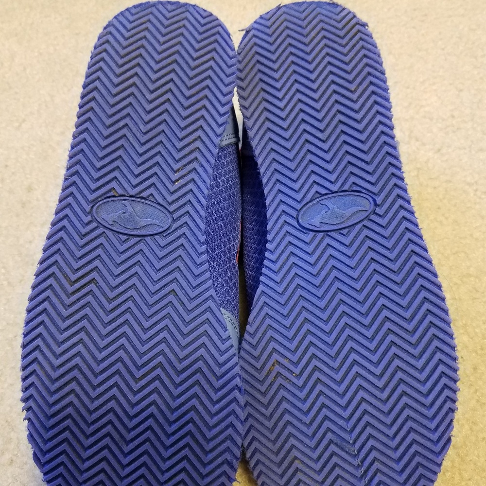 Women's/Girls' Kangaroo Blue & Coral Tennis Shoes - Picture 8 of 8